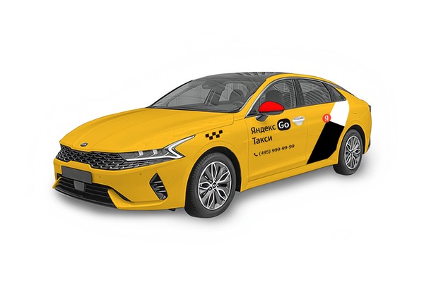 Kia K5 автомат для работы в такси шоколад
